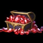 3,200 อัญมณีแดง